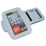 Mobile Armband for Apple iPhone 5 also fit iPhone 3 3GS 4 4S / iPod touch / Blackberry Bold Curve Storm and more related size mobile or mp3 music player (Light Blue)