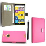 FOR NOKIA LUMIA 1520 PINK BOOK PU LEATHER MAGNETIC FLIP CASE SKIN COVER POUCH + STYLUS BY STYLEYOURMOBILE {TM} FOR NOKIA LUMIA 1520 PINK BOOK PU LEATHER MAGNETIC FLIP CASE SKIN COVER POUCH + STYLUS BY STYLEYOURMOBILE {TM}
