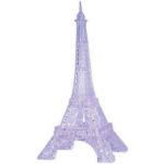 PicknBuy¨ 3D Crystal Puzzle Transparent White Eiffel Tower Jigsaw Puzzle IQ Toy Model Decoration