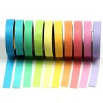 10x Decorative Washi Rainbow Sticky Paper Masking Adhesive Tape Scrapbooking DIY