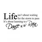 VivReal Black LIFE Quote Letter Words Room Art Mural Wall Sticker Decal [Kitchen & Home]