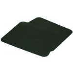 2x Mouse Mats / Pads Quality Plain thin Fabric - Black and Black