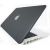 Black Hard Cover Rubberized Case Protector compatible for Apple Macbook Pro 13.3