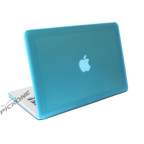 Cyan Hard Cover Rubberized Case Protector compatible for Apple Macbook Pro 13.3