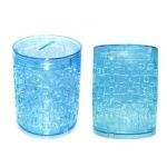 PicknBuy® 3D Crystal Puzzle Money Bank / Pen Container - Blue