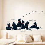 Lovely Cats Wall Sticker Paper Family DIY Removable Mural Art Decal Home Decor By FamilyMall