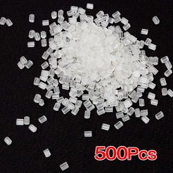 500 Plastic Cube Earring Back Stoppers--Perfect for Post or Hook Earrings