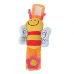 Lovely Soft Baby Wrist Rattle Toy Hands Finder (Bee)