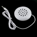 Big Bargain White Mini 3.5mm Pillow Speaker for MP3 MP4 Player iPod