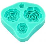 Rose Silicone Mould 4 sizes by Turtle Products Rose Silicone Mould 4 sizes by Turtle Products