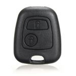FamilyMall 2 Button Remote Key Case Shell for Citroen C1-C4 Peugeot 107 207 307 407 206 306