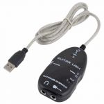 New Promotions Guitar to USB Interface Link Audio Cable PC/MAC Recording Adapter