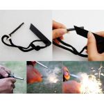 Coco Digiatal Emergency Magnesium Rod Fire Starter Scrapper Survival Kit Camping Tool