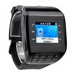 Q8 Quad Band Dual Sim 1.5; Full Touch Screen Watch Phone With Spy Camera (Black)