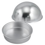 Wma sports ball set create 3d tennis basket ball football cake tin pan half ball pan