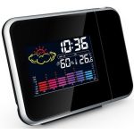 Mestall Projection Clock - Projection Alarm Clock With Weather Station