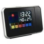 WMA Digital Weather Temperature Humidity Wall Projection Snooze Alarm Clock LED Display