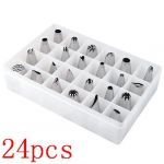 24 pcs Plastic Icing Piping Nozzle Set-Set of 24