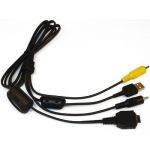 VMC-MD1 USB + AV Cable Lead For Sony Digital Camera Cyber-Shot SONY DSC-T9/T10/T20/T30/T50/T70/T75/T100/T200/T2/T300/T700/T77/T25/T90 SONY DSC-W50/W55/W70/W80/W85W90/W100/W110/W115/W120/W125/W130/W150/W170/W200/W300