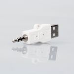 3.5mm male audio jack to male USB2.0