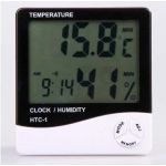 Coco Digital LCD Digital Temperature Humidity Meter Meter Clock Alarm