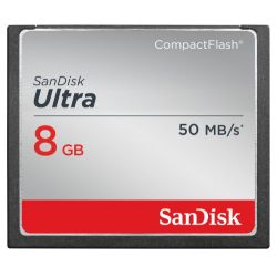 SanDisk SDCFHS-008G-G46 Ultra CompactFlash UDMA7 Memory Card up to 50 MB/s Read - 8 GB