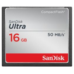 SanDisk SDCFHS-016G-G46 Ultra CompactFlash UDMA7 Memory Card up to 50 MB/s Read - 16 GB
