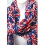 UK Scarf UNION JACK Flag Prints Womens Ladies Souvenir Scarves
