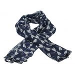 Dame Dragonfly Print Scarf in Navy