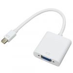 Mini DisplayPort to VGA Adapter compatible for MacBook, MacBook Pro, and MacBook Air Apple Laptop Computer with Mini DisplayPort Connection