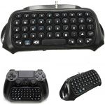 Bluetooth Wireless Keyboard Mini Black Chatpad For Playstation 4 PS4 Controller