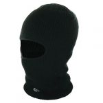 Thinsulate balaclava mens black thermal fleece lined open face winter hat snow