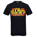 Star Wars Logo Official Gift Mens T-Shirt Black Medium