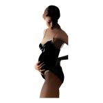 Top Quality Maternity Leggings For Pregnant Women, Marilyn Mama 100 Den (S/M (1/2), Nero (Black))