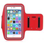 IPhone 6 Plus 5.5 Premium Sports Armband Cover Strap for Jogging, Running, Gym Work, Cycling (Red)