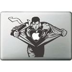 Vinyl Decal Sticker Art for Apple MacBook Pro/Air - Superman 15 or 13 inch