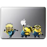 Despicable Me Characters - Minions - Vinyl Decal Sticker Art for Apple MacBook Pro/Air 13 or 15 inch