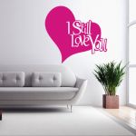 Wall sticker lover i still love you room decoration decal vinyl