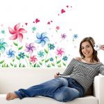 Wall Sticker Windmill love room decoration Decal Vinyl