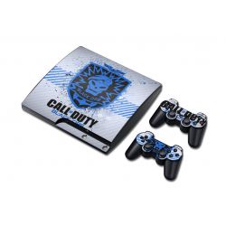 playstation ps3 slim vinyl decor decal protetive skin sticker for console, controllers decal#0002