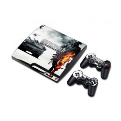 playstation ps3 slim vinyl decor decal protetive skin sticker for console, controllers decal#0004