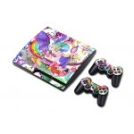 Microsoft Playstation PS3 Slim Vinyl Decor Decal Protetive Skin Sticker for Console, Controllers Decal#0527
