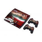 playstation ps3 slim vinyl decor decal protetive skin sticker for console, controllers decal#3101