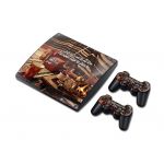 playstation ps3 slim vinyl decor decal protetive skin sticker for console, controllers decal#3103