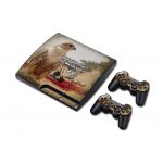 playstation ps3 slim vinyl decor decal protetive skin sticker for console, controllers decal#3109