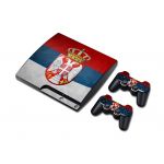 playstation ps3 slim vinyl decor decal protetive skin sticker for console, controllers decal#3112