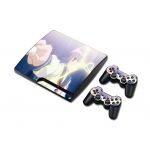 playstation ps3 slim vinyl decor decal protetive skin sticker for console, controllers decal#3119