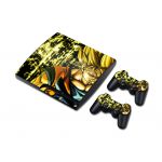 playstation ps3 slim vinyl decor decal protetive skin sticker for console, controllers decal#3121