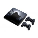 playstation ps3 slim vinyl decor decal protetive skin sticker for console, controllers decal#3126