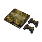 playstation ps3 slim vinyl decor decal protetive skin sticker for console, controllers decal#3129